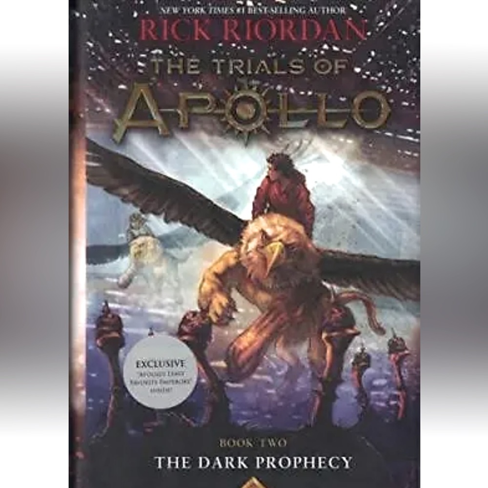 The Dark Prophecy (The Trials of Apollo Series #2) Hardcover Book - GOOD